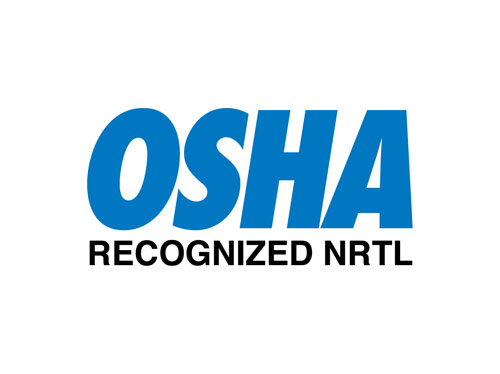 Nationally Recognized Testing Laboratory by OSHA